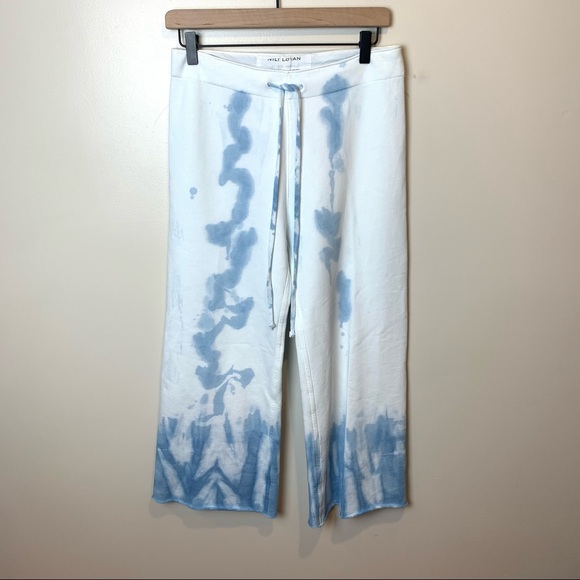NEW Nili Lotan wide-leg tie-dye trousers in Size XS - Picture 3 of 11